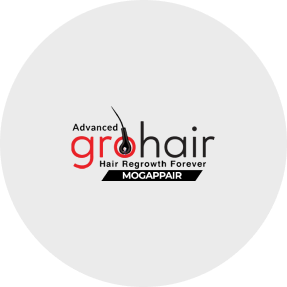 Advanced Grohair logo, a symbol for advanced hair regrowth and permanent hair solutions.